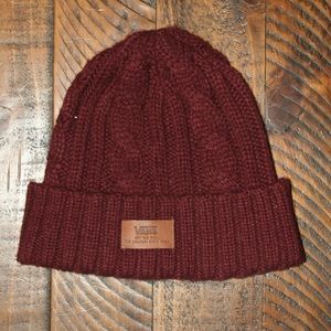Maroon Vans Beanie